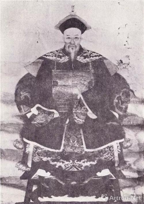 張澍先生畫像（采自張澍《續敦煌實錄》）