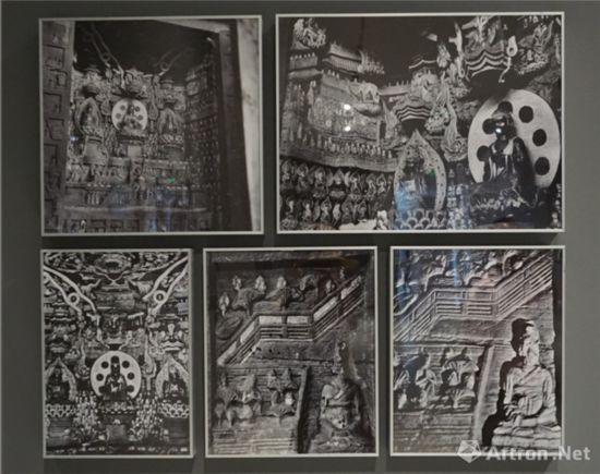 1940年?duì)I造學(xué)社攝北山石刻觀無量壽佛經(jīng)變相（局部）